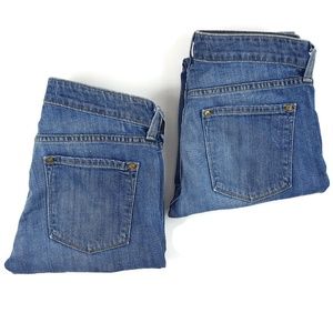 Vince Light Wash Skinny Jeans Lot of 2